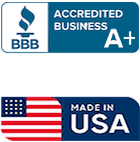 Excellent BBB rating. Made in the USA